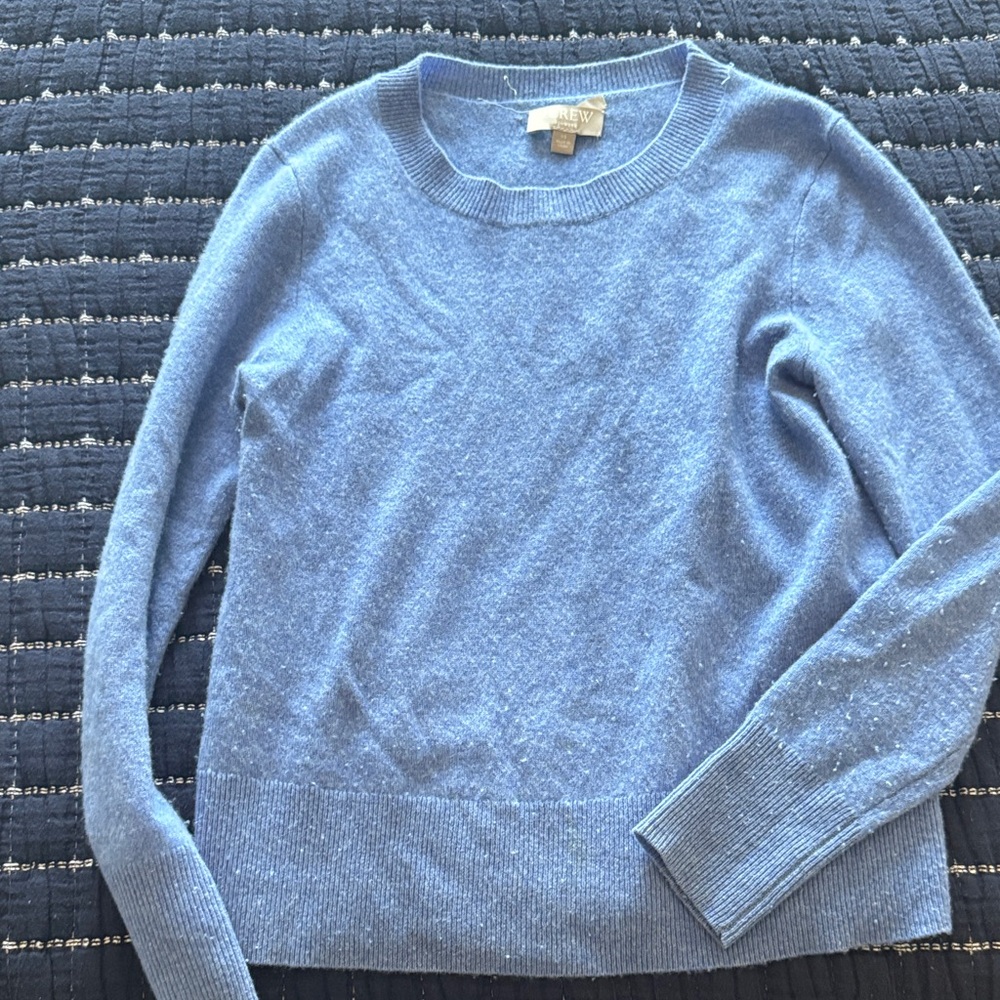 J. Crew Blue Crew Neck Sweater